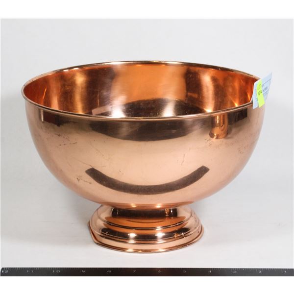 LARGE COPPER BOWL