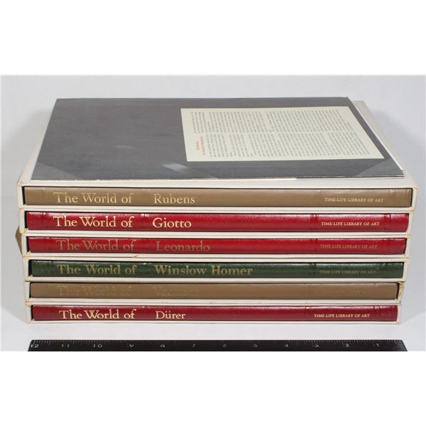 COLLECTION OF 6 CLASSIC ART BOOKS, BY TIME LIFE