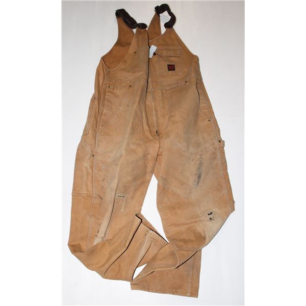 TOUGH DUCK COVERALLS SIZE L BROWN