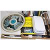 Image 4 : LARGE MIXED LOT: KNIVES, MUGS, DVD’s, PHONE SANITIZER