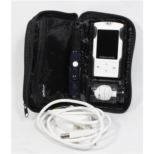 NEW OLD STOCK ONETOUCH VERIO IQ BLOOD GLUCOSE METE
