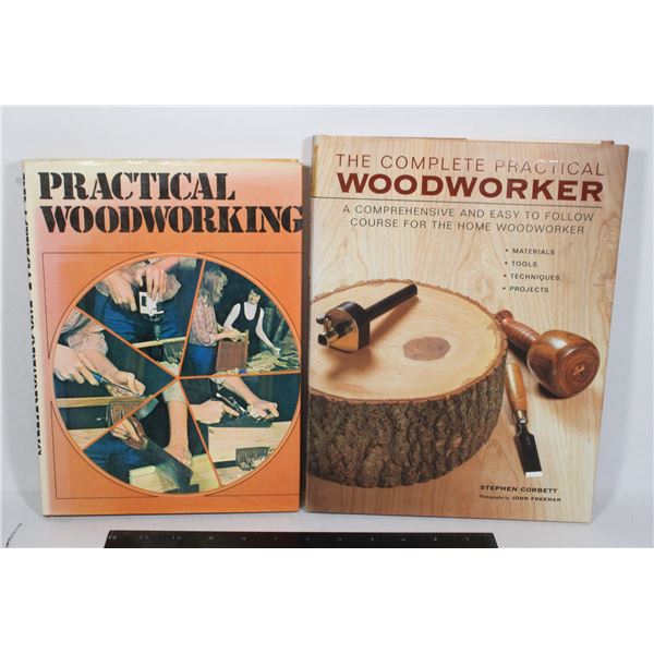 SET OF 2 BOOKS - PRACTICAL WOODWORKING, HARDCOVER
