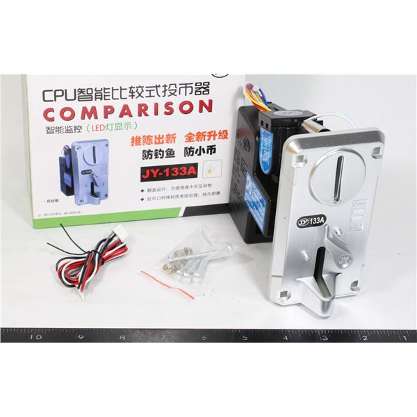 JY-133A CPU COMPARABLE COIN ACCEPTOR IN BOX