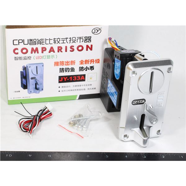 JY-133A CPU COMPARABLE COIN ACCEPTOR IN BOX