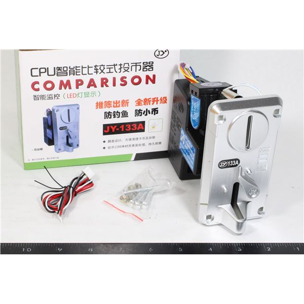JY-133A CPU COMPARABLE COIN ACCEPTOR IN BOX