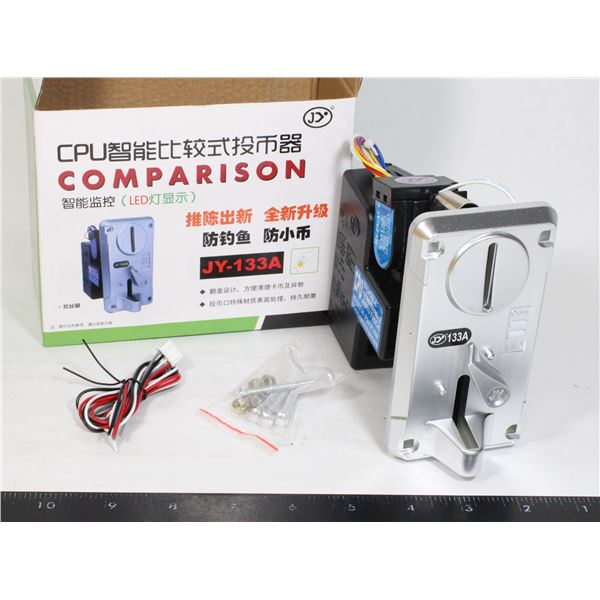 JY-133A CPU COMPARABLE COIN ACCEPTOR IN BOX