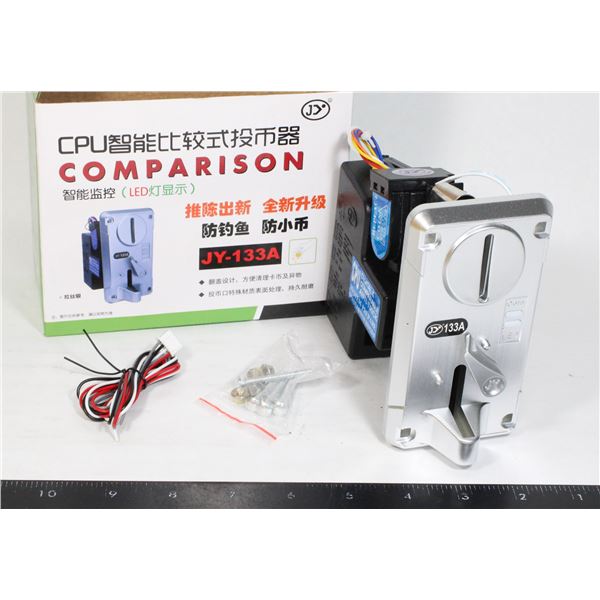 JY-133A CPU COMPARABLE COIN ACCEPTOR IN BOX