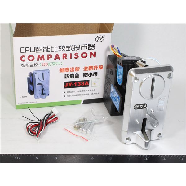 JY-133A CPU COMPARABLE COIN ACCEPTOR IN BOX