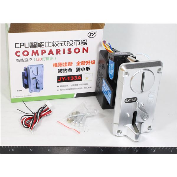 JY-133A CPU COMPARABLE COIN ACCEPTOR IN BOX