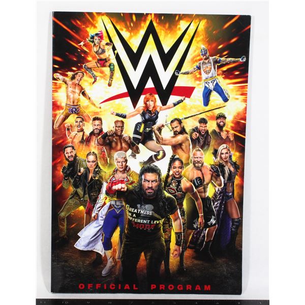 WWE OFFICIAL PROGRAM