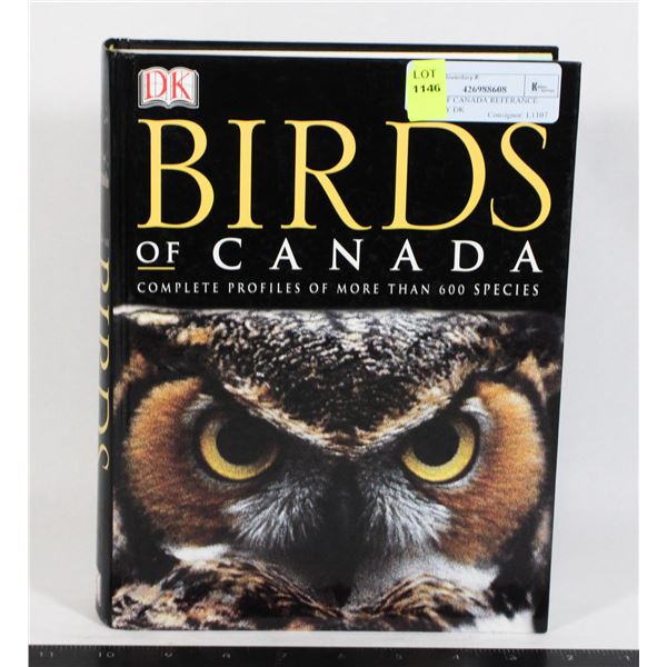 BIRDS OF CANADA REFERENCE BOOK BY DK