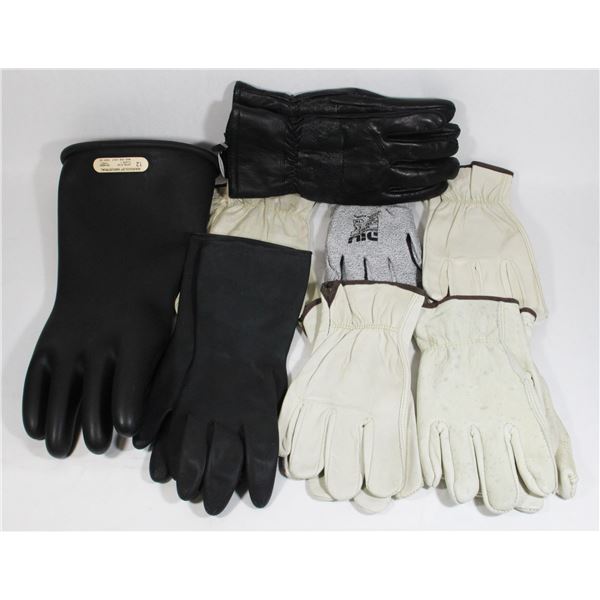 BOX OF ASSORTED NEW QUALITY GLOVES MISSING TAGS