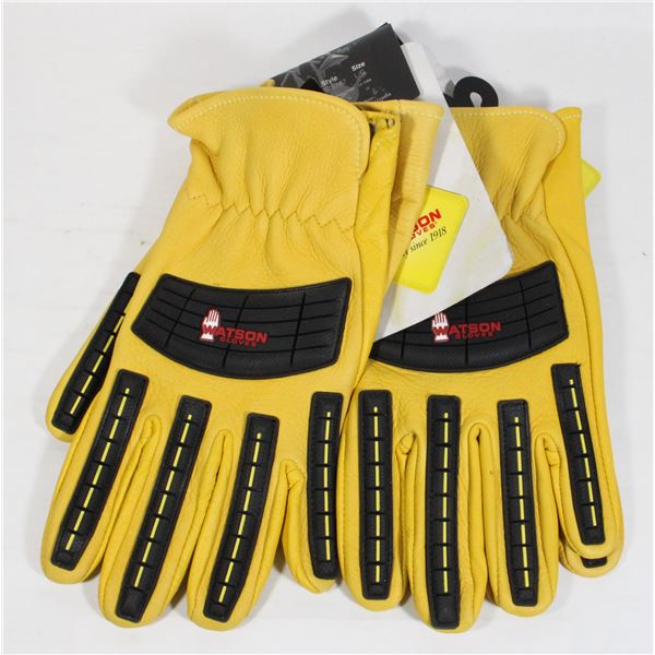 2 PAIR WATSON STORM TROOPER HEAVY DUTY GLOVES SZ L