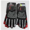 Image 1 : 2 PAIRS DRILLER IMPACT WORK GLOVES SIZE XL