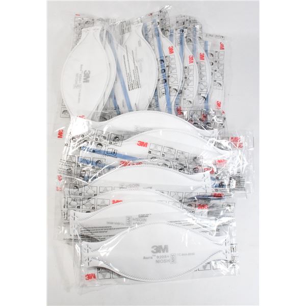 NEW BOX OF 20 - 3M AURA 9205+ N95 RESPIRATORS