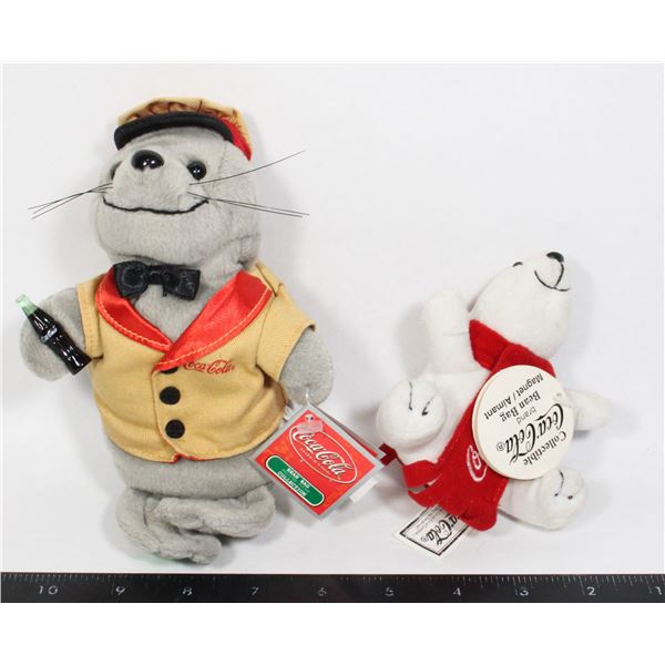 VTG COCA-COLA BEANBAG PLUSHES