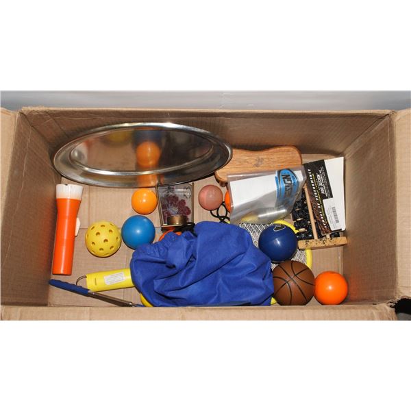 HOUSEHOLD MISC INCL. STAINLESS VOLLRATH PLATTER