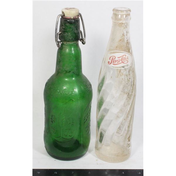 LOT OF VINTAGE COLLECTIBLE GLASS BOTTLES