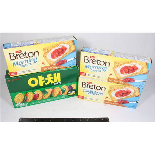 KOREAN BISCUITS & BRETON CRACKERS 924 G