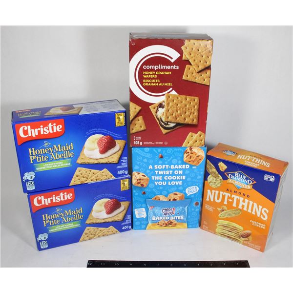 CHRISTIE HONEY / CHIPS AHOY / NUT THINS / WAFERS