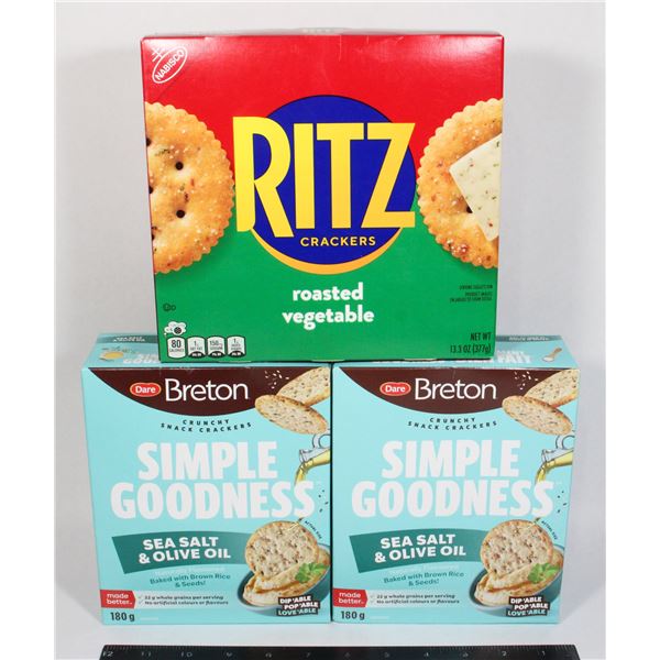 BOX OF RITZ ROASTED VEGETABLE AND TWO SIMPLE