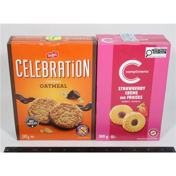 CELEBRATION COOKIES / STRAWBERRY CREME COOKIES