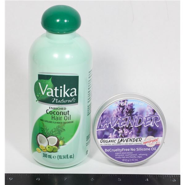 VATIKA NATURALS HAIR OIL & LAVENDER SOAP