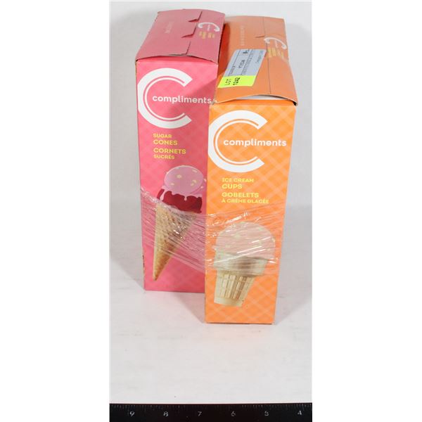 COMPLIMENTS CONES & CUPS 217 G