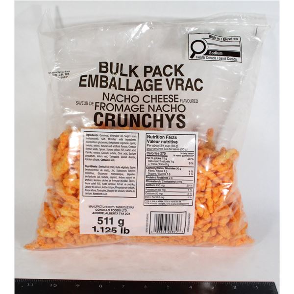 NACHO CHEESE "CRUNCHYS" 511G