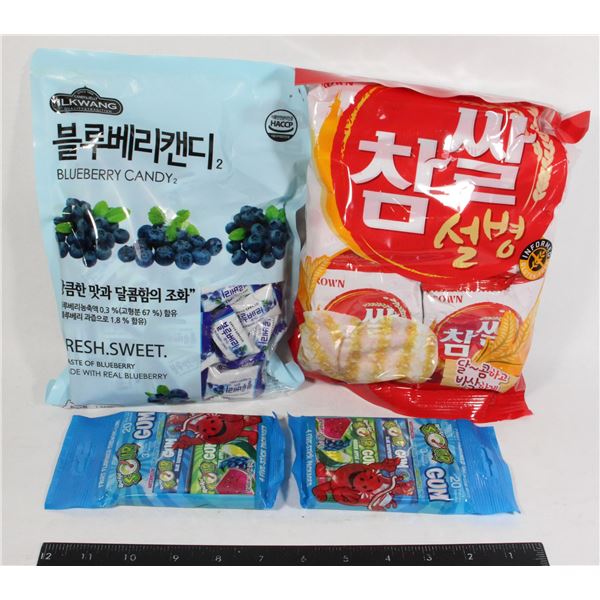 KOREAN CANDY & CRACKERS, KOOL-AID GUM 508 G