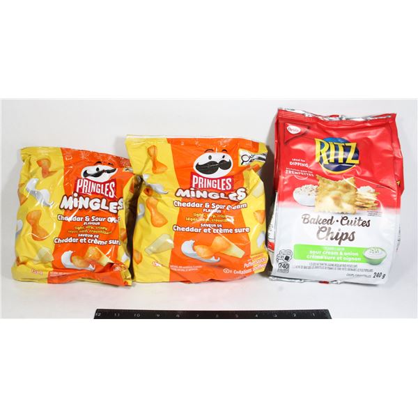 PRINGLES MINGLES & RITZ CHIPS 550G