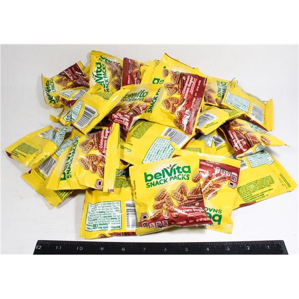 BELVITA SNACK PACKS CINNAMON APPROX 500G