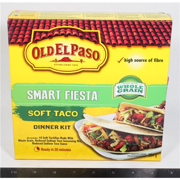 OLD EL PASO SMART FIESTA SOFT TACO DINNER KIT 354G