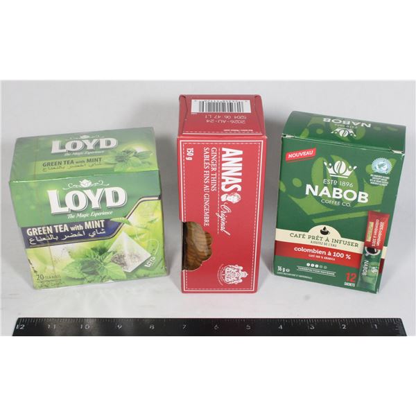 NABOB COFFEE & TEA WITH GINGER THINS