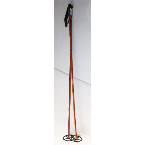 SET OF SKII POLES