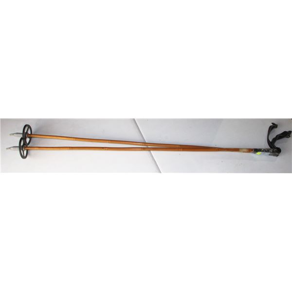 SET OF SKII POLES