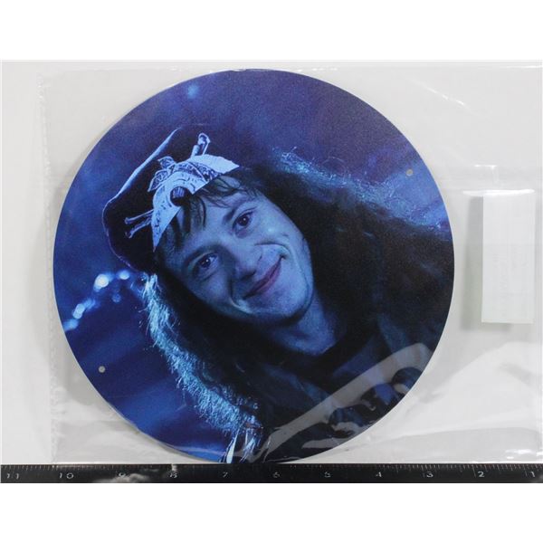 NEW STRANGER THINGS THEME EDDIE MUNSON METAL SIGN