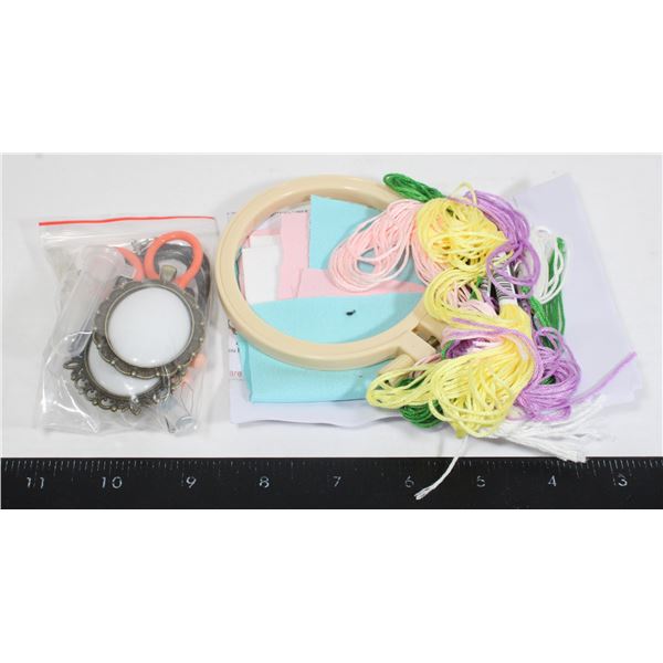 NEW 2PC CREATE YOUR OWN EMBROIDERED NECKLACE SET