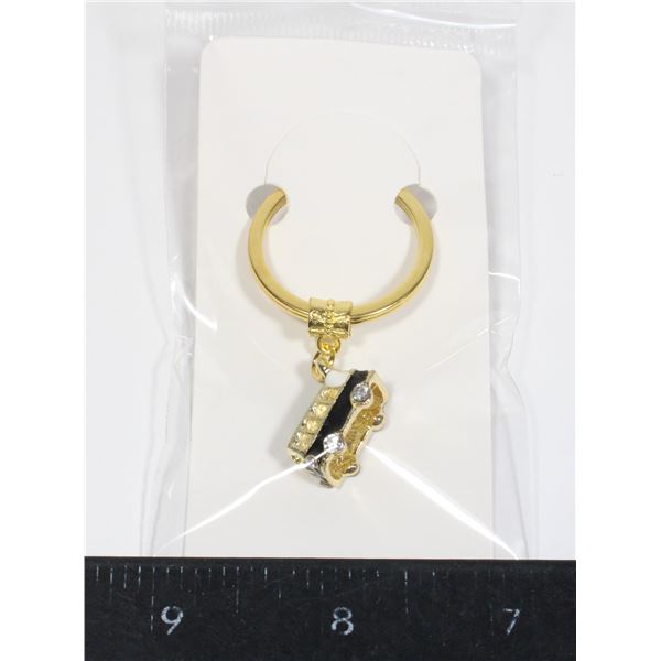 NEW BLACK VOLKSWAGEN THEME VAN KEYCHAIN