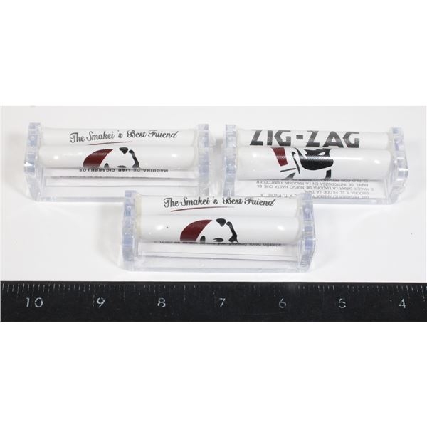 3 NEW ZIG ZAG MANUAL ROLLING MACHINES