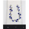 Image 1 : NEW BLUE AND CLEAR RHINESTONE BRANCH BRACELET WITH