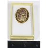 Image 1 : NEW CAMEO STYLE LIGHTWEIGHT BROOCH