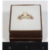Image 1 : NEW SIZE 6 GOLD TONE MOON DESIGN RHINESTONE RING