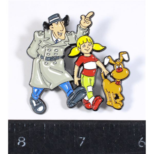 NEW INSPECTOR GADGET THEME LAPEL PIN. HAS