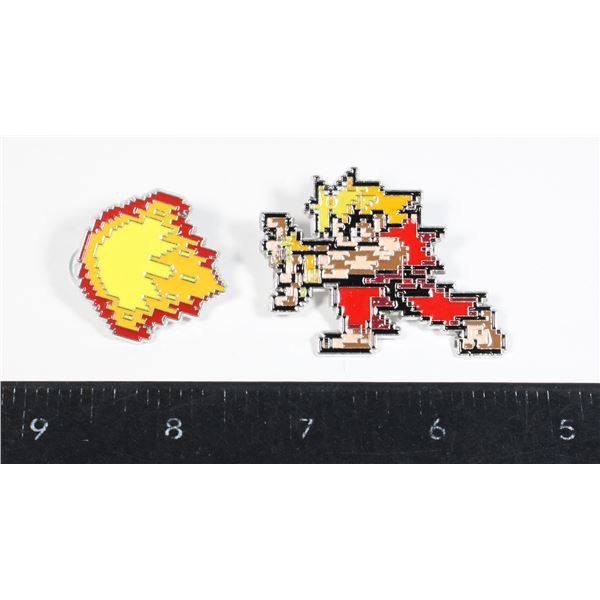 NEW SUPER PUZZLE FIGHTER THEME KEN 2PC LAPEL PIN