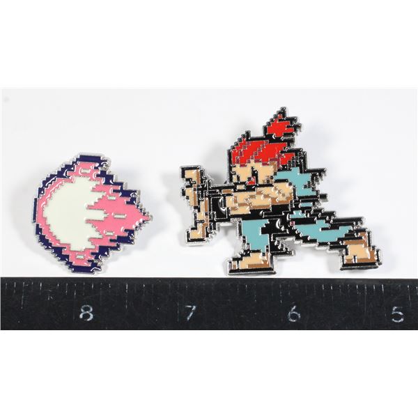 NEW SUPER PUZZLE FIGHTER THEME AKUMA 2PC LAPEL PIN