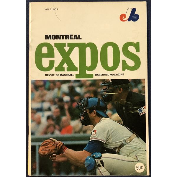 1970 MONTREAL EXPOS GAME PROGRAM