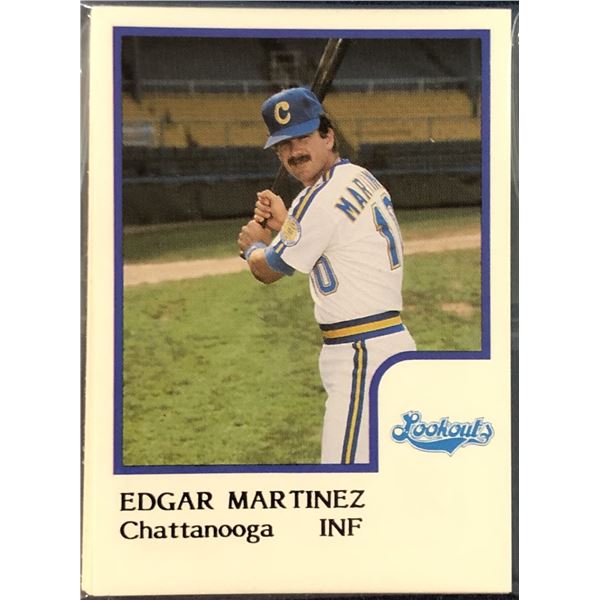 1986 PRO CARDS MiLB CHATTANOOGA LOOKOUTS TEAM SET - EDGAR MARTINEZ (HOF)