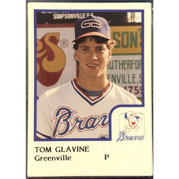 1986 MiLB GREENVILLE BRAVES TEAM SET - TOM GLAVINE (HOF)