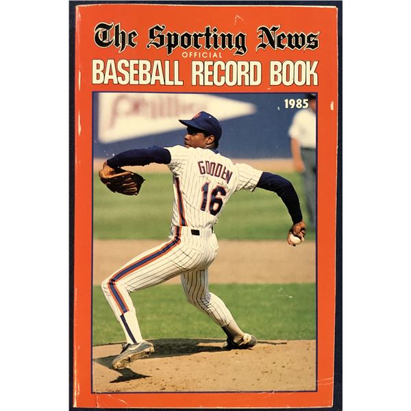 1985 SPORTING NEWS BASEBALL RECORD BOOK - DOC GOODEN COVER